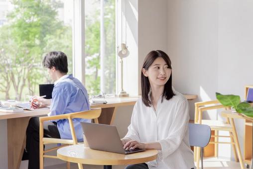 People working in a designer's office, JPG People working in a designer's office, JPG