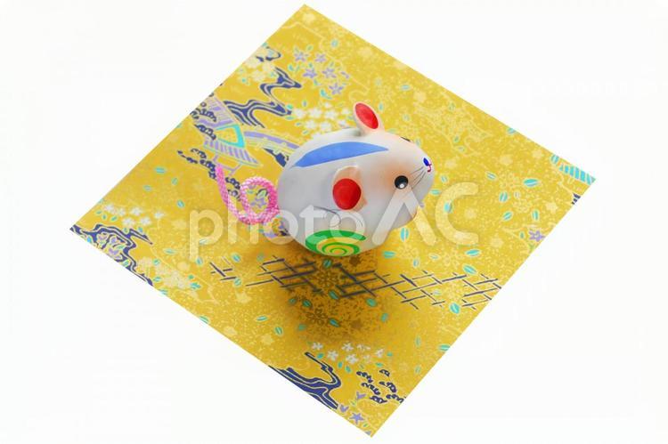 PSD・年賀状素材・ねずみの工芸品６ ねずみ,年賀状,子の写真素材