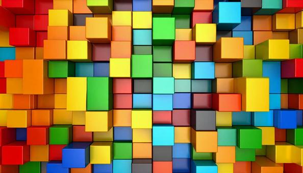 正方形ブロックがある背景 正方形ブロックがある背景の写真