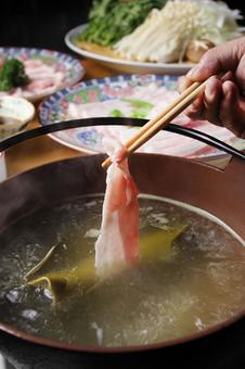 しゃぶしゃぶ 食べ物,食品,食物の写真素材