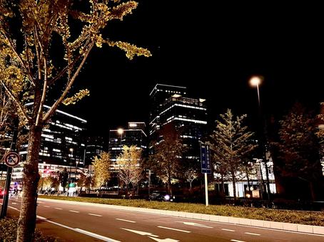 夜の都市の写真