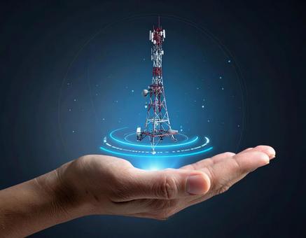 電波塔 電波塔の写真