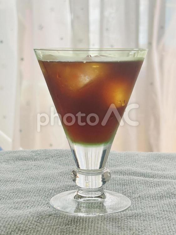 アイスコーヒー コーヒー,冷たい,ドリンクの写真素材