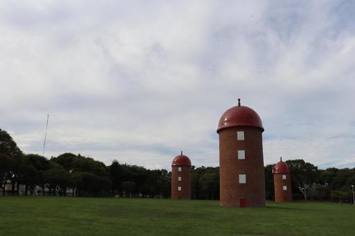 明治公園のサイロ 明治公園のサイロ 北海道,根室市,明治公園の写真素材