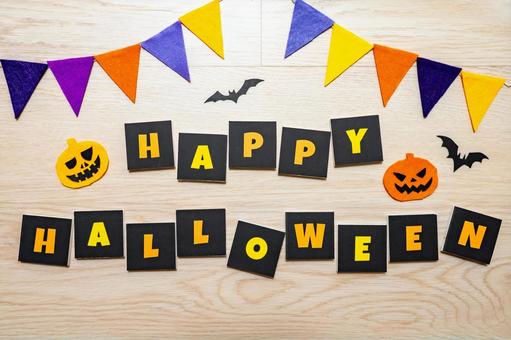 木目背景のハロウィンデザイン 木目背景のハロウィンデザイン ハロウィン,ジャックオランタン,万聖節前夜の写真素材
