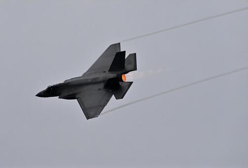 F-35C 戦闘機,米軍,海軍の写真素材