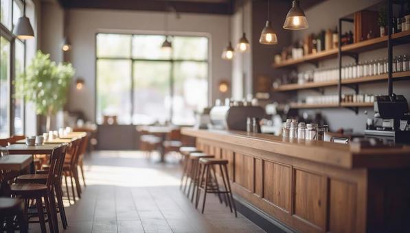 昭和レトロな雰囲気の喫茶店 昭和レトロな雰囲気の喫茶店の写真