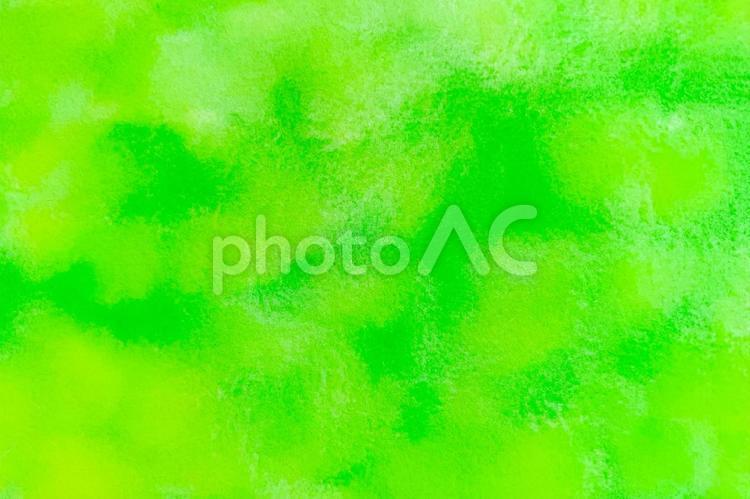 明るい黄緑色の水彩画風テクスチャ 水彩,黄緑色,パステルカラーの写真素材