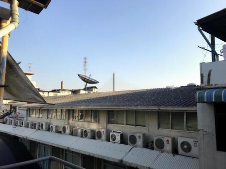 バンコク下町 バンコク下町 バンコク,下町,アパートの写真素材