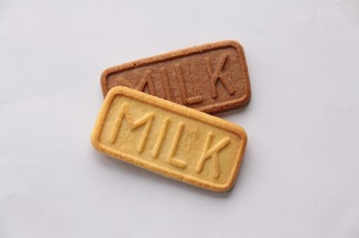 ミルククッキー お菓子 ミルククッキー,お菓子,おやつの写真素材
