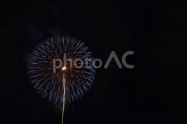 【新潟】長岡花火の風景 長岡花火,花火,カラフルの写真素材