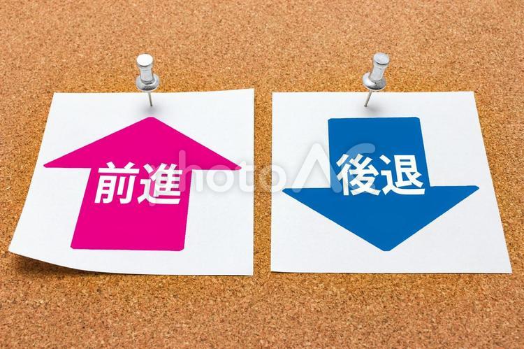 前進と後退の境界線 前進,後退,決断の写真素材