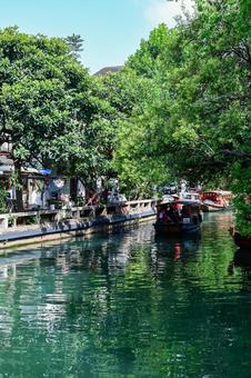 Photo, suzhou, pingjiang road, yangtze river (in china), 