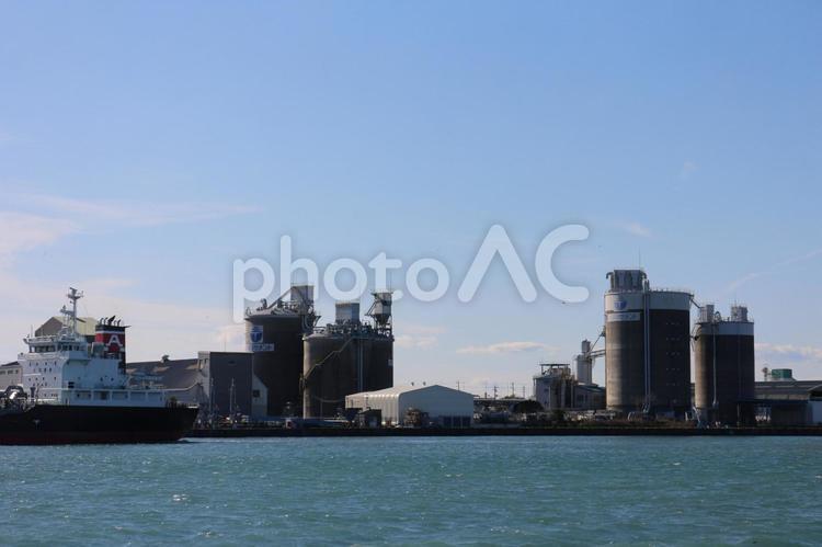 大井川港の風景 大井川港,港,船の写真素材