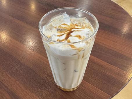 黒糖ラテ 黒糖ラテ,ラテ,アイスの写真素材