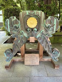 鬼瓦(三島大社) 鬼瓦(三島大社)の写真