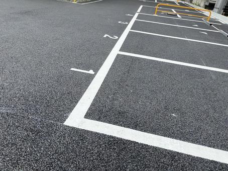 駐車場 駐車場 パーキング,道路,パーキングスペースの写真素材