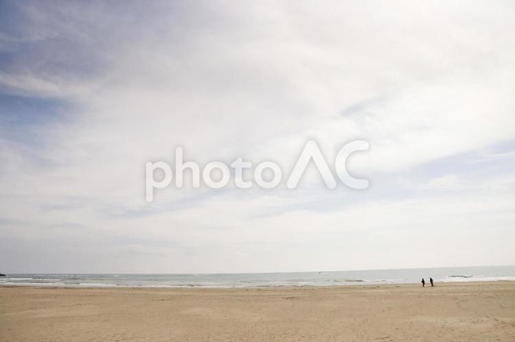 御宿海岸_7 砂浜,海,ビーチの写真素材