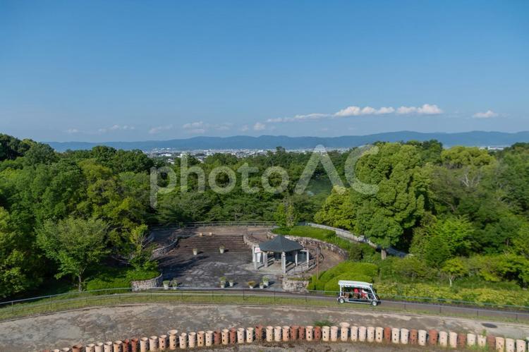 馬見丘陵公園の広がる景色 馬見丘陵公園,風景,公園の写真素材