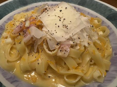 カルボナーラ カルボナーラ 食べ物,食事,美味しそうの写真素材
