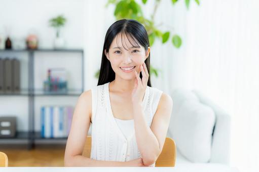 若い女性の美容イメージ 若い女性の美容イメージ 美容,ビューティー,女性の写真素材