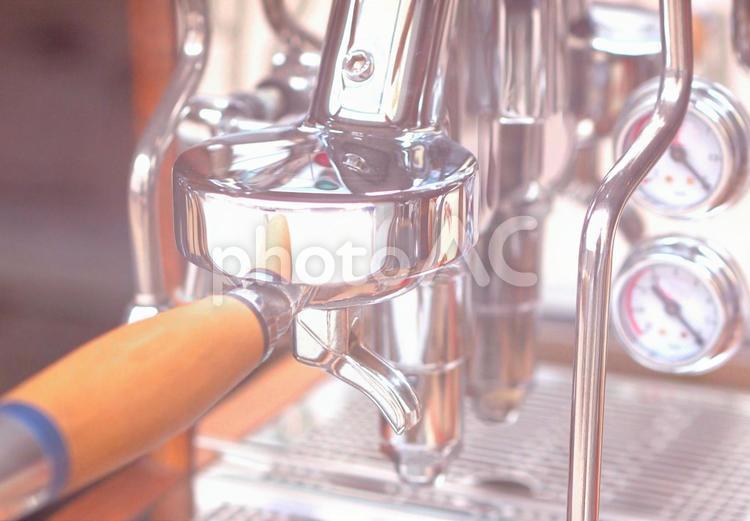 本格的な家庭用コーヒーメーカーのイメージ コーヒーマシン,カフェ,カフェインの写真素材
