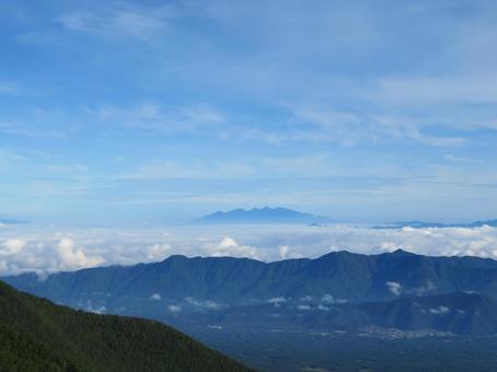 富士山七合目からの風景 富士山七合目からの風景の写真