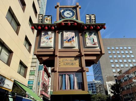 人形町 からくり櫓 人形町 からくり櫓 人形町,水天宮,からくり櫓の写真素材
