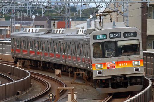 東急大井町線、9020系、9021編成 東急大井町線、9020系、9021編成の写真