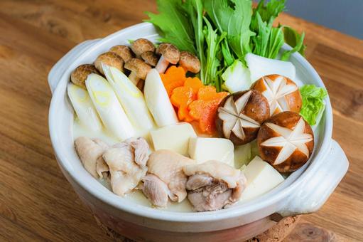 豆乳鍋 豆乳鍋,冬の料理,鍋料理の写真素材