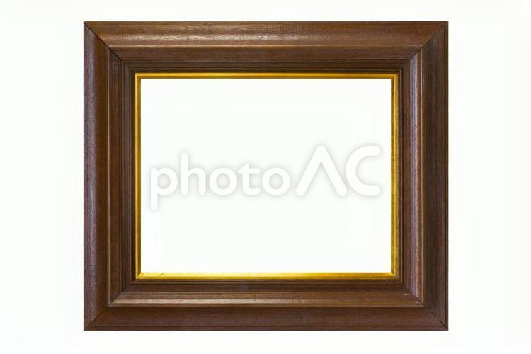 木製の絵画の額 額,背景,額縁の写真素材