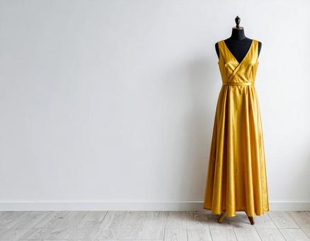 金色のドレスの写真