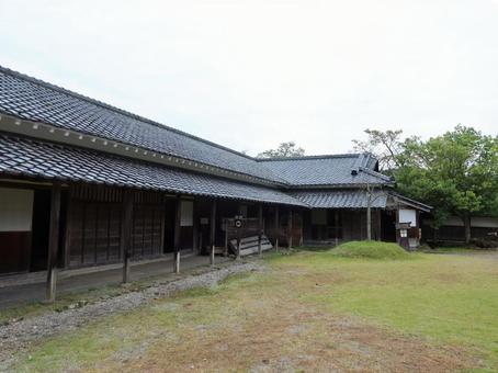 会津武家屋敷 片長屋 会津武家屋敷,会津,片長屋の写真素材