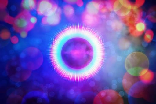 幻想的背景素材　光の夢 光,夢,心象風景の写真素材