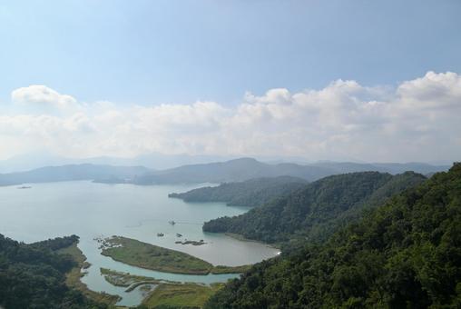 台湾 日月潭 台湾 日月潭の写真