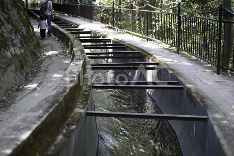 南禅寺の水路風景 京都,日本,アジアの写真素材