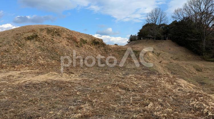 さぬき市富田茶臼山古墳 四国,さぬき市,香川の写真素材