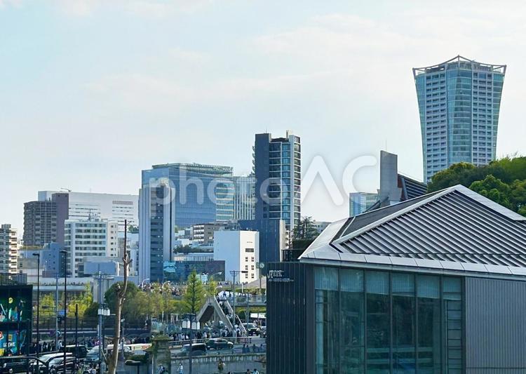 原宿駅前の風景 原宿駅前,原宿,流行発信地の写真素材