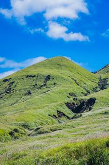 熊本県　阿蘇市　阿蘇くじゅう国立公園 阿蘇くじゅう国立公園,阿蘇,熊本の写真素材