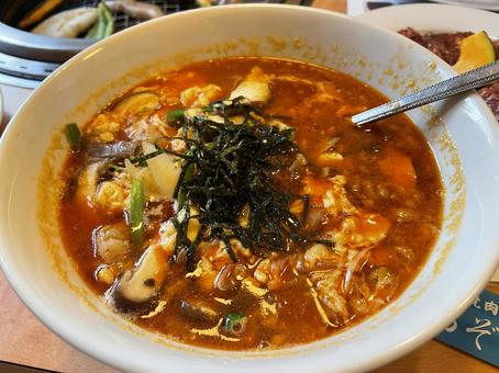 カルビスープ カルビスープ 食べ物,グルメ,フードの写真素材