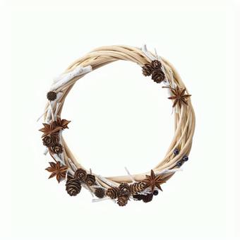 クリスマス　リース クリスマスリース,輪っか,オーナメントの写真素材