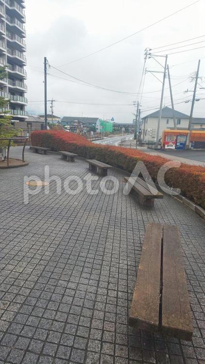 ベンチ-須惠駅 地方,風景,駅の写真素材