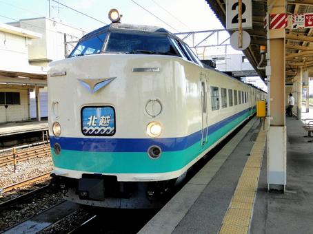 485系特急北越 485系,特急,北越の写真素材
