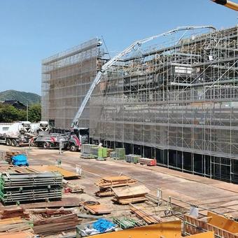 建築現場 建築現場の写真