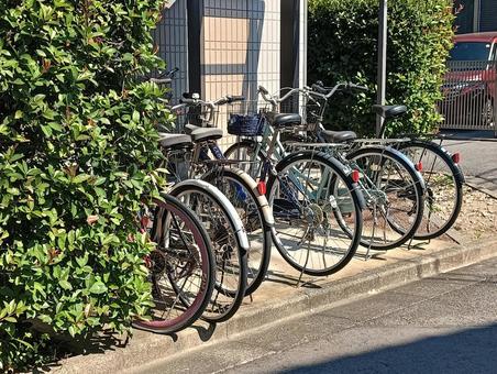 自転車 自転車,自転車置き場,駐輪の写真素材