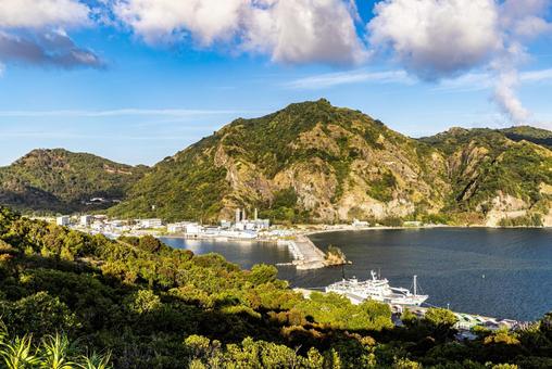 小笠原諸島 大神山公園山頂から望む絶景 小笠原諸島 大神山公園山頂から望む絶景 小笠原諸島,大神山公園,海の写真素材
