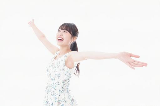 美しい女性 美しい女性 髪の毛,彼女,青春の写真素材