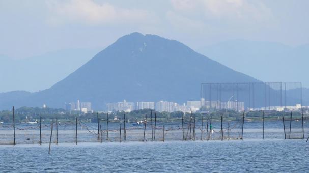 Photo, sakamoto castle, mitsuhide aki, lake biwa, 