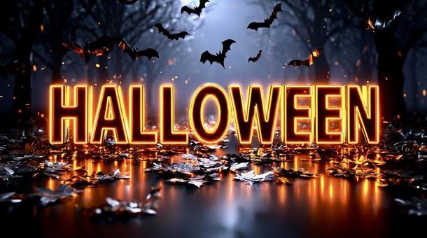 光と影が織りなすハロウィンナイト 光と影が織りなすハロウィンナイトの写真