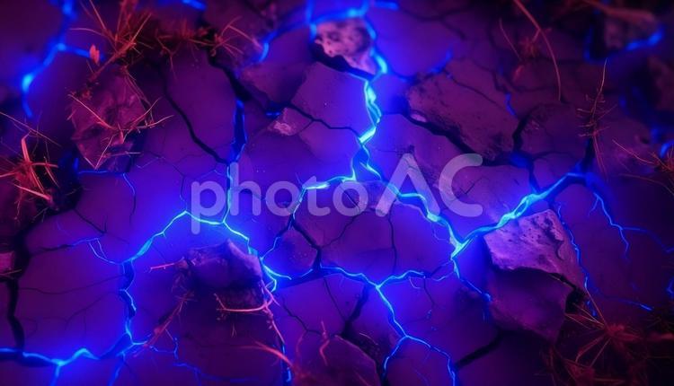 地中のエネルギー 幻想的,稲妻,放電の写真素材